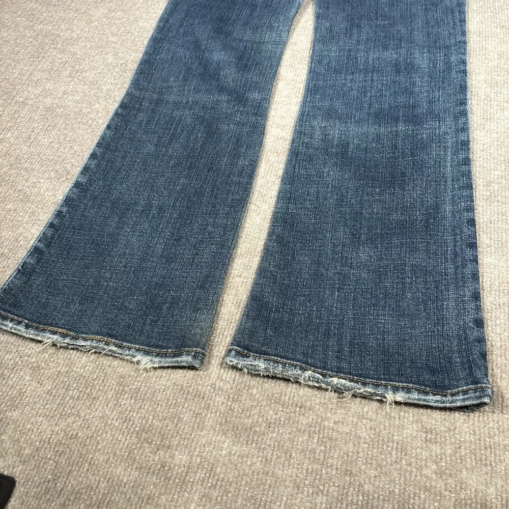 Vintage Old Navy Jeans Womens 4 Blue Denim Curvy Bootcut Just Below Waist Y2K